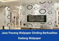 Pasang walpaper dinding jember
